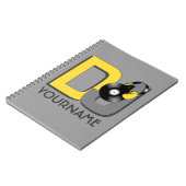 Carnet fait sur commande de couleur du DJ (Côté gauche)