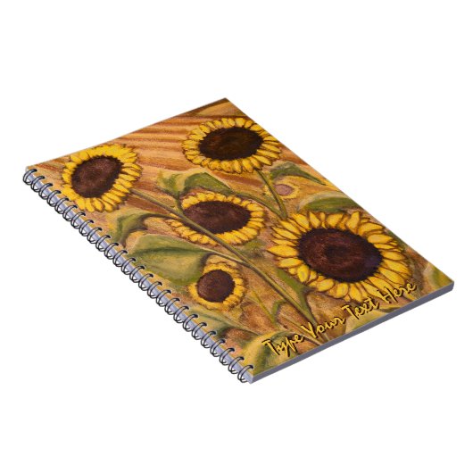 Carnet fait sur commande de journal de fleur de (Côté Droit)