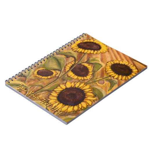 Carnet fait sur commande de journal de fleur de (Côté gauche)