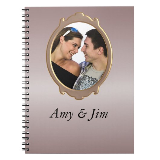 Carnet fait sur commande de journal de photo (Devant)
