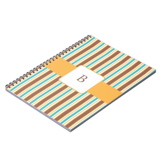 Carnet fait sur commande de monogramme de brise (Côté gauche)