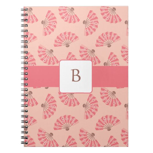 Carnet fait sur commande de monogramme de fans (Devant)