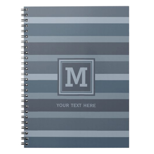 Carnet fait sur commande de monogramme de motif de (Devant)