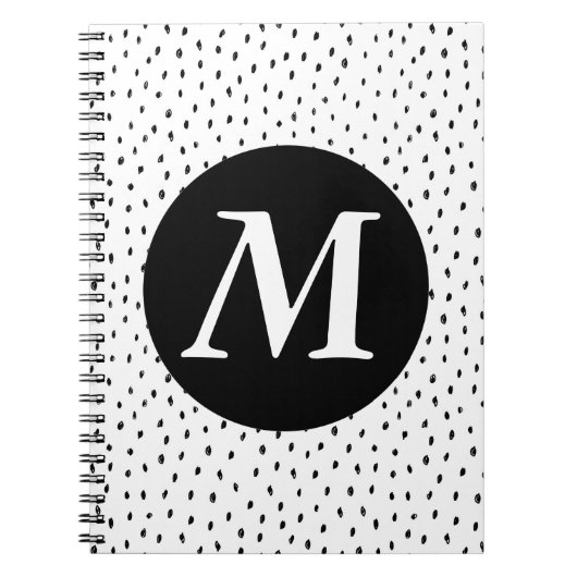 Carnet fait sur commande de tache de griffonnage (Devant)