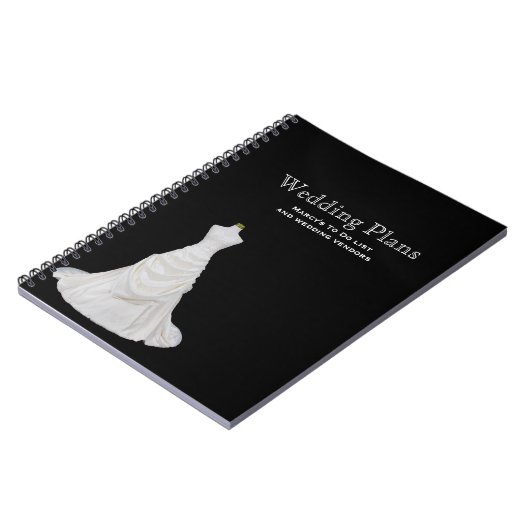 Carnet fait sur commande de wedding planner (Côté gauche)