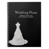 Carnet fait sur commande de wedding planner (Devant)