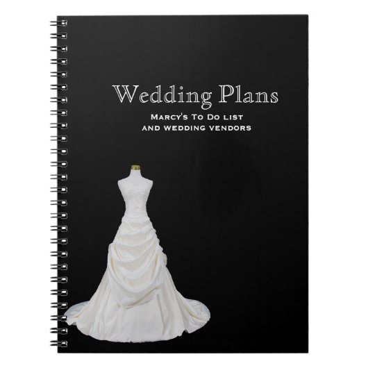 Carnet fait sur commande de wedding planner (Devant)