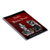 Carnet fait sur commande grunge de wedding planner (Côté Droit)