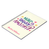 Carnet Faites aujourd'hui un devis motivationnel Extraord (Côté gauche)