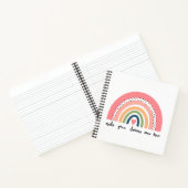 Carnet Faites de vos rêves une réalité arc-en-ciel (Intérieur)