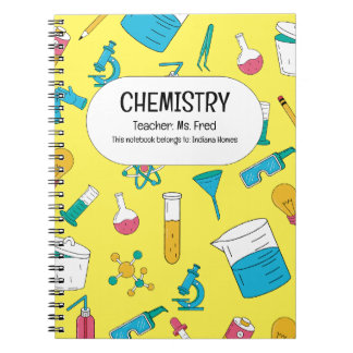 Carnet Faites étinceler votre science ! Une CHIMIE person