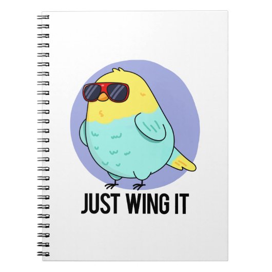 Carnet Faites-le à l'instinct Blague drôle sur les oiseau (Devant)