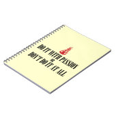 Carnet Faites-le avec passion (Côté gauche)