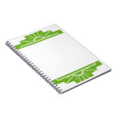 Carnet Faites-le vous-même - Art Déco Sunburst : Blanc & (Côté Droit)