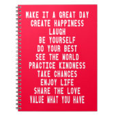 Carnet Faites-lui une conception graphique de jour (Devant)