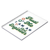 Carnet Faites-moi confiance Je Suis Ingénieur Civil (Côté gauche)