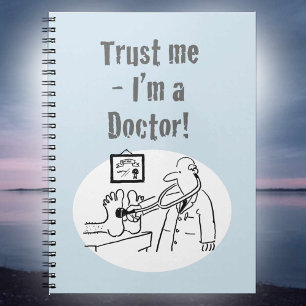 Carnet "Faites-moi confiance - Je suis médecin". Dessin a