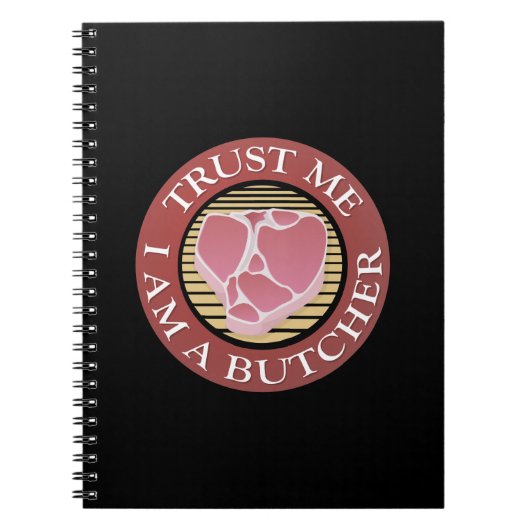 Carnet Faites-moi confiance, je suis un T-bone du boucher (Devant)