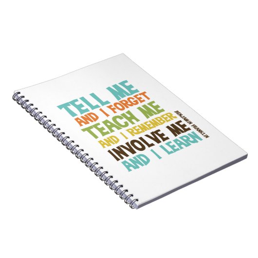 Carnet Faites- participermoi citation inspirée (Côté Droit)