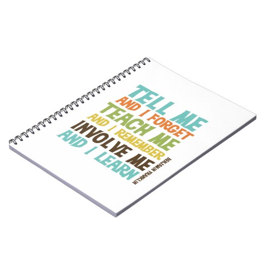 Carnet Faites- participermoi citation inspirée (Côté gauche)