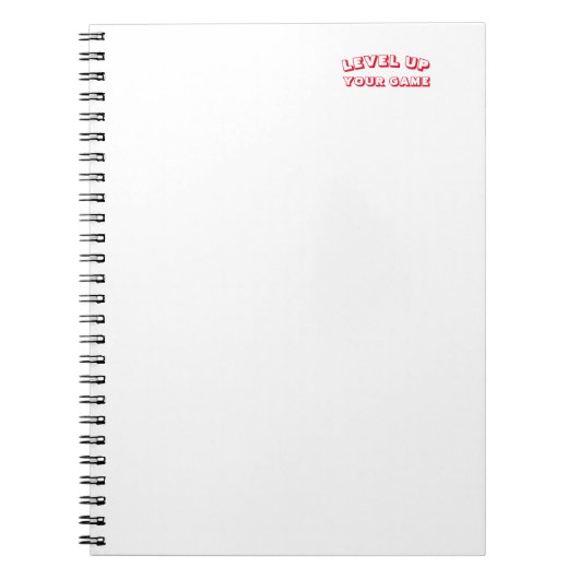 carnet "faites passer votre jeu au niveau supérieu (Devant)