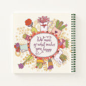 Carnet Faites Plus De Ce Qui Vous Rend Heureux (Dos)