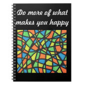 Carnet Faites plus de ce qui vous rend heureux (Devant)