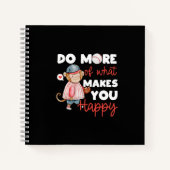 Carnet Faites plus de ce qui vous rend heureux - Baseball (Devant)