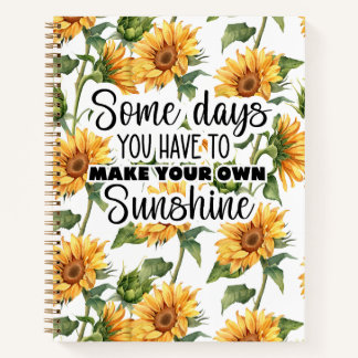 carnet "Faites votre propre soleil"
