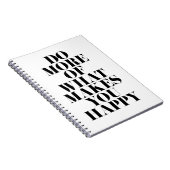 Carnet Faites-vous plaisir Citation Motivationnelle Minim (Côté Droit)