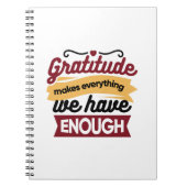 Carnet Faith and Gratitude Artwork – Uplifting Christian  (Devant)