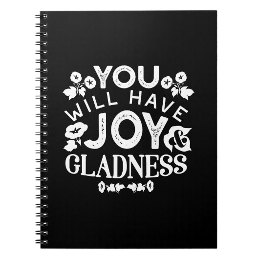 Carnet Faith and Happiness – Joy and Gladness Quotes (Devant)