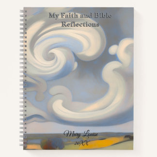 Carnet Faith & Bible Verse Reflection Spiral Notebook