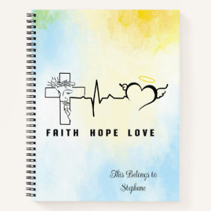 Carnet Faith Hope Love