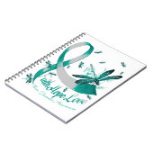 Carnet Faith Hope Love Panique Trouble Sensibilisation Dr (Côté gauche)