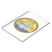 Carnet Faith Move Mountains Christian Design (Côté gauche)