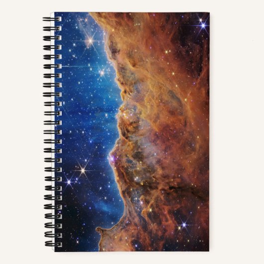 Carnet Falaises cosmiques Carina Nebula Space Webb Telesc (Recto)
