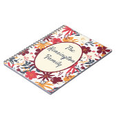 Carnet familial bohème personnalisé (Côté gauche)