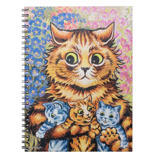 Carnet Famille Cat | Louis Wain | (Devant)
