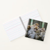 Carnet Famille Cute Ape Photo Hug (Intérieur)