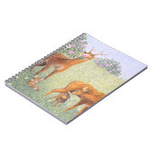 Carnet Famille de cerfs communs (Côté gauche)