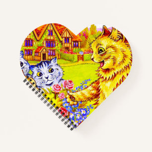 Carnet Famille de chats dans le jardin
