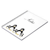 Carnet Famille de manchots (Côté gauche)