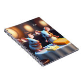 Carnet Famille de souris à la table à manger (Côté Droit)