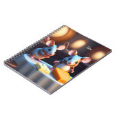 Carnet Famille de souris à la table à manger (Côté gauche)