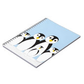 Carnet Famille Pingouin mignonne (Côté gauche)