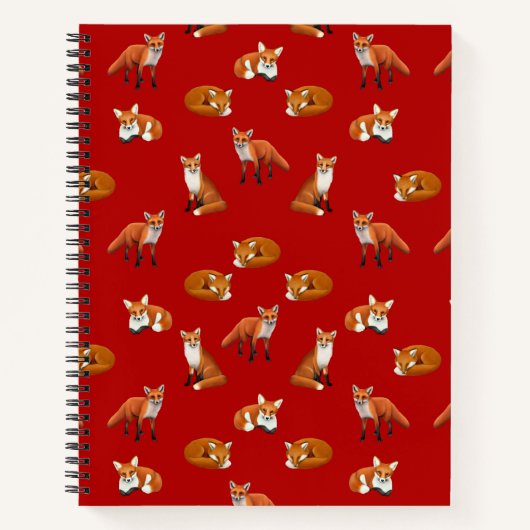Carnet Famille Red Fox 8,5 × 11 Bloc-notes (Devant)