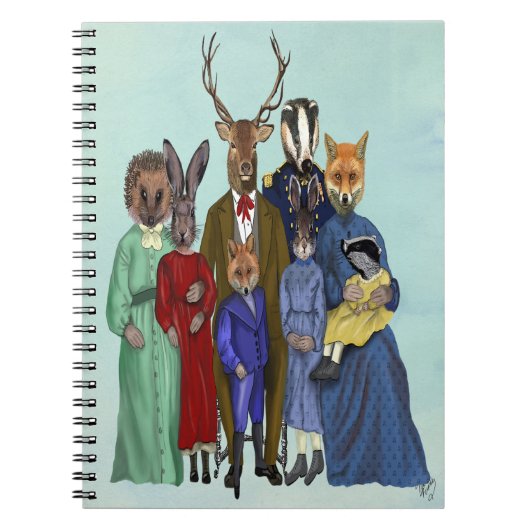 Carnet Famille Woodland (Devant)