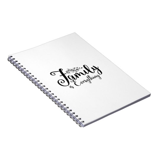 Carnet Family Is Everything Quote Notebook (Côté Droit)