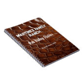 Carnet Family Ranch Faux Crocodile Leather (Côté Droit)